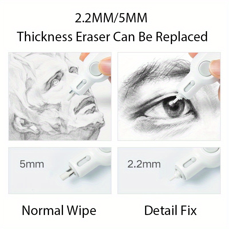 Superior Electric Eraser Blue White Beige 3 Colors Optional Temu