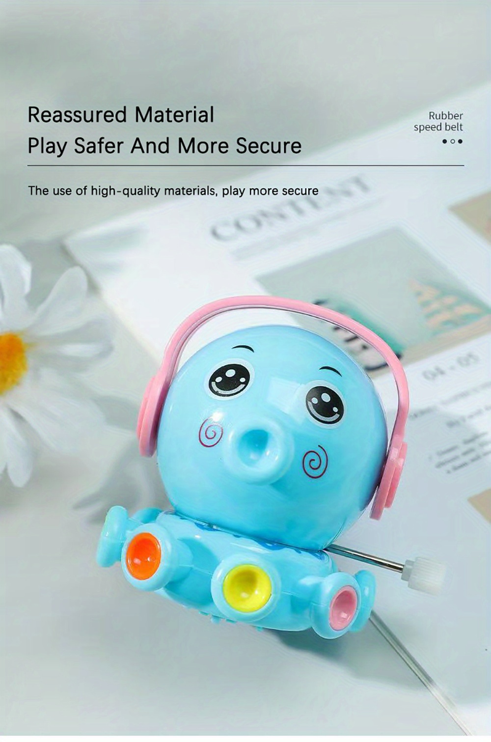 Octopus wind toys cartoon bath toy temu