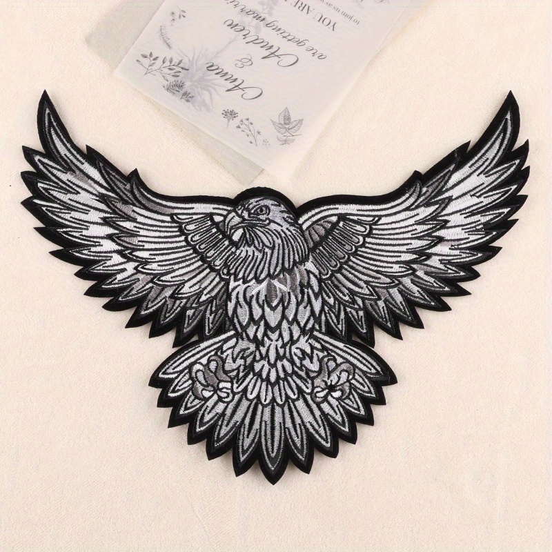 Tattoo Eagle Patch / American Traditional Tattoo Embroidered 