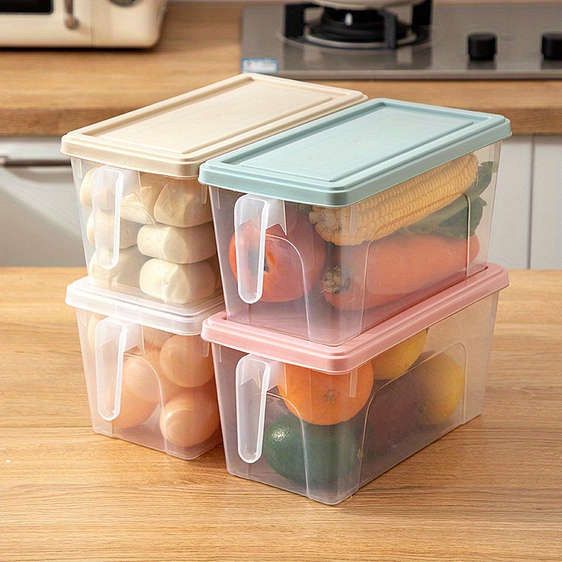 Fridge Food Storage Container With Lids, Reusable 6 Individual Detachable  Small Boxes With Lid For Refrigerator And Pantry, Double Layer Divided  Drain Crisper To Keep Fresh Vegetables, Fruit, Nuts, Meat, Kitchen  Accessories 