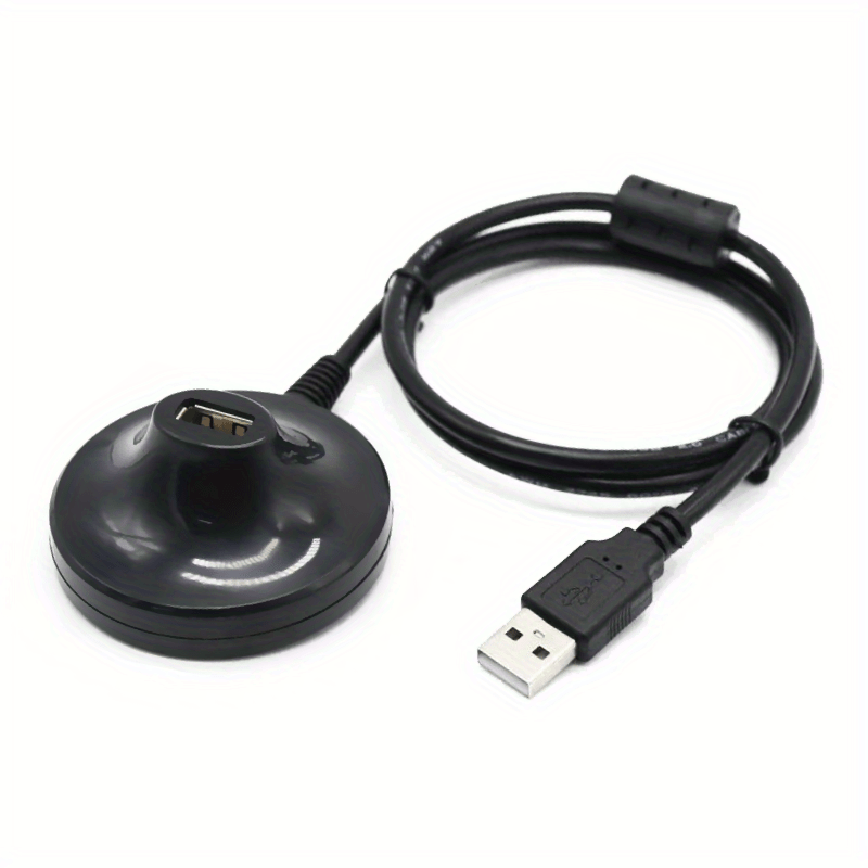 USB Extension Cable with Base, USB Male to Female Cable High-Speed USB3.0 Male to Female Wireless Network Interface Card Base Cable USB3.0 Extension Cable Male to Female Data Transfer Cord Extended Base Docking Extension Cable Cord for USB Flash Drive, Keyboard, Mouse