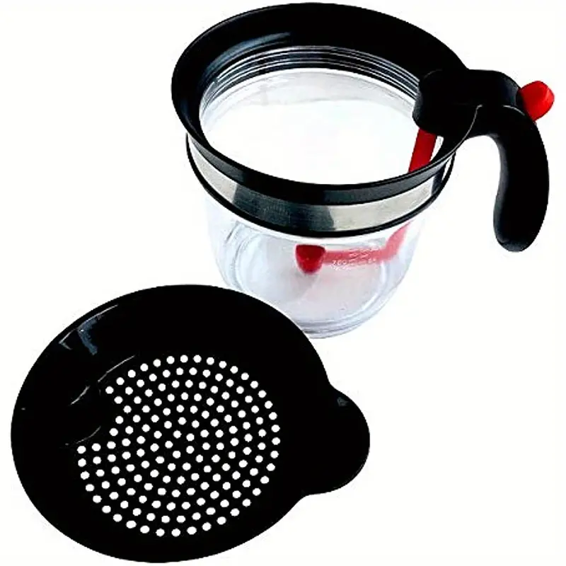 Fat Separator With Easy Bottom Release 4 Cup Fat Gravy - Temu