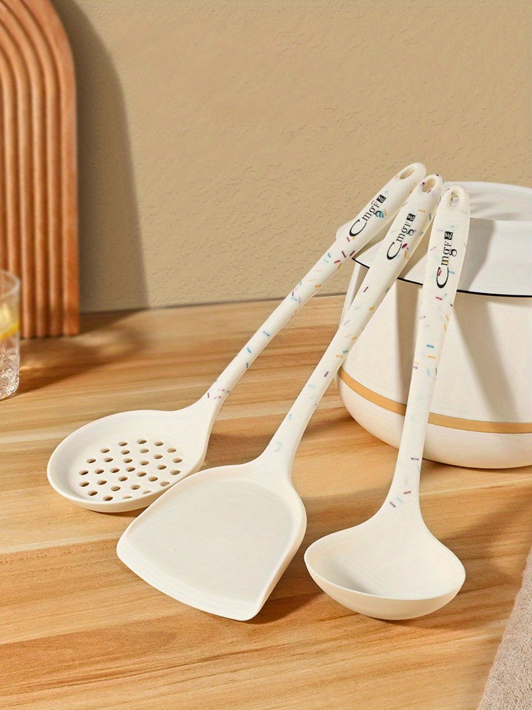 Ensemble d'ustensiles de cuisine en silicone Spatule cuillère Outil de  cuisine