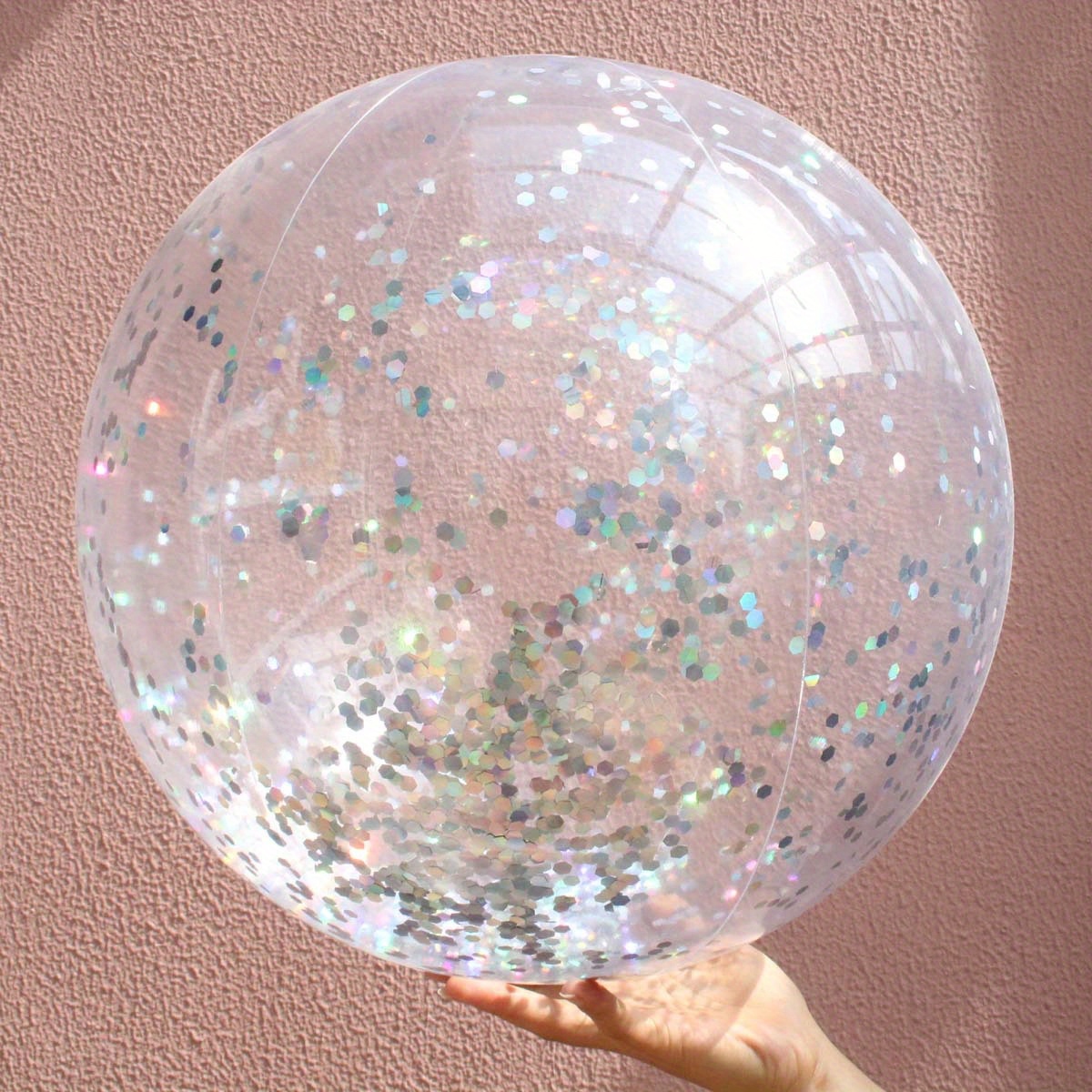 3 Pièces Ballon de Plage Gonflable LEISEI Jouet 51 cm Ballon d'Eau Gonflable  Transparent Balles de Piscine de Plage Jouet Ballon Flottant d'été Jouets  d'eau