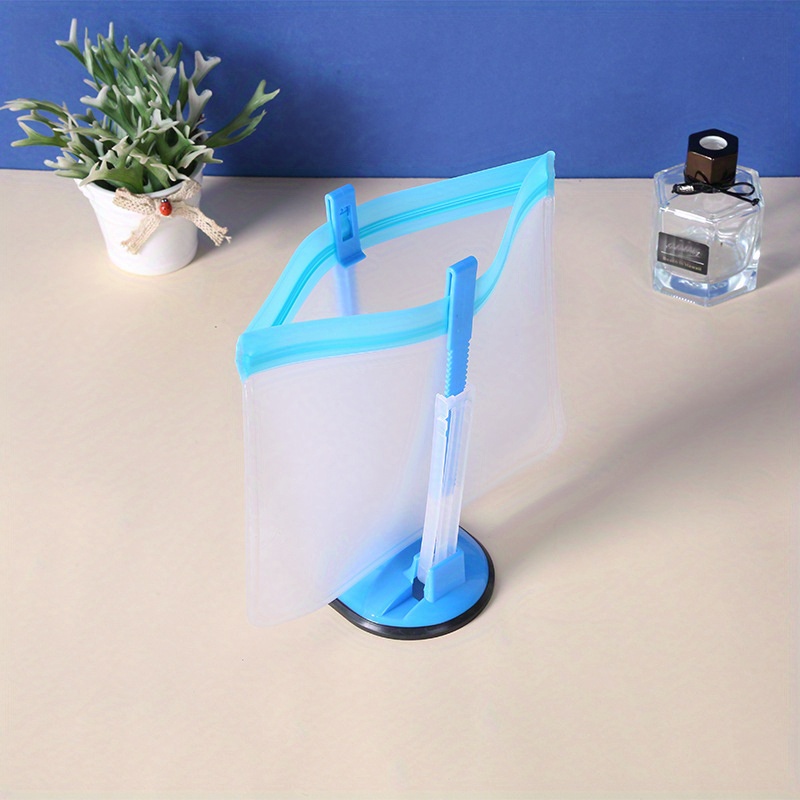 Hands free Baggy Rack Clip Storage Bag Holder Plastic Temu