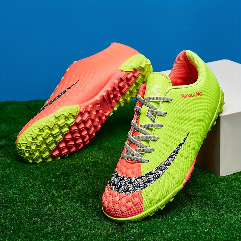 Men's Professional Tf Soccer Cleats: Lightweight & Breathable, Non-slip ...