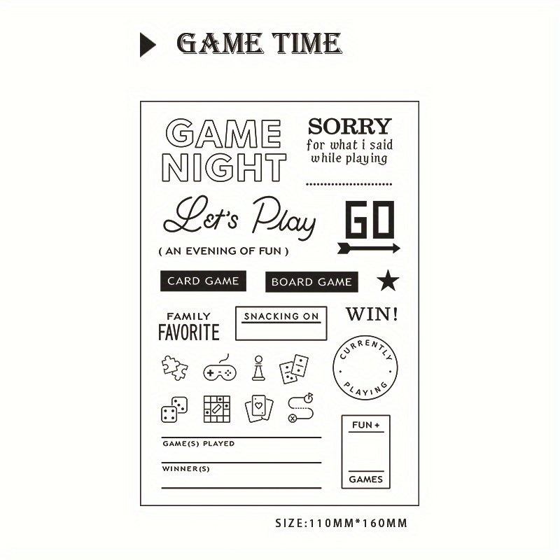 sorry game cards template