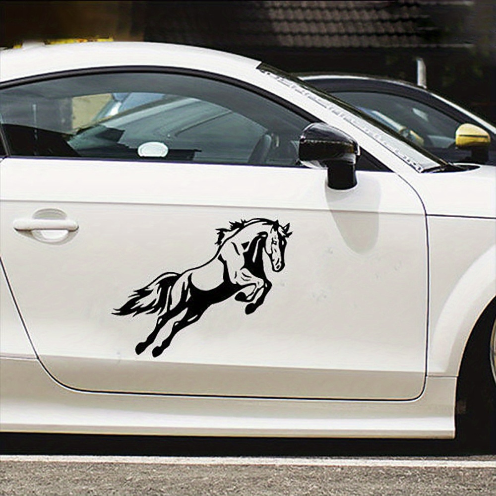 Car Flying Horse Running Horse Car Stickers Cover Temu Australia