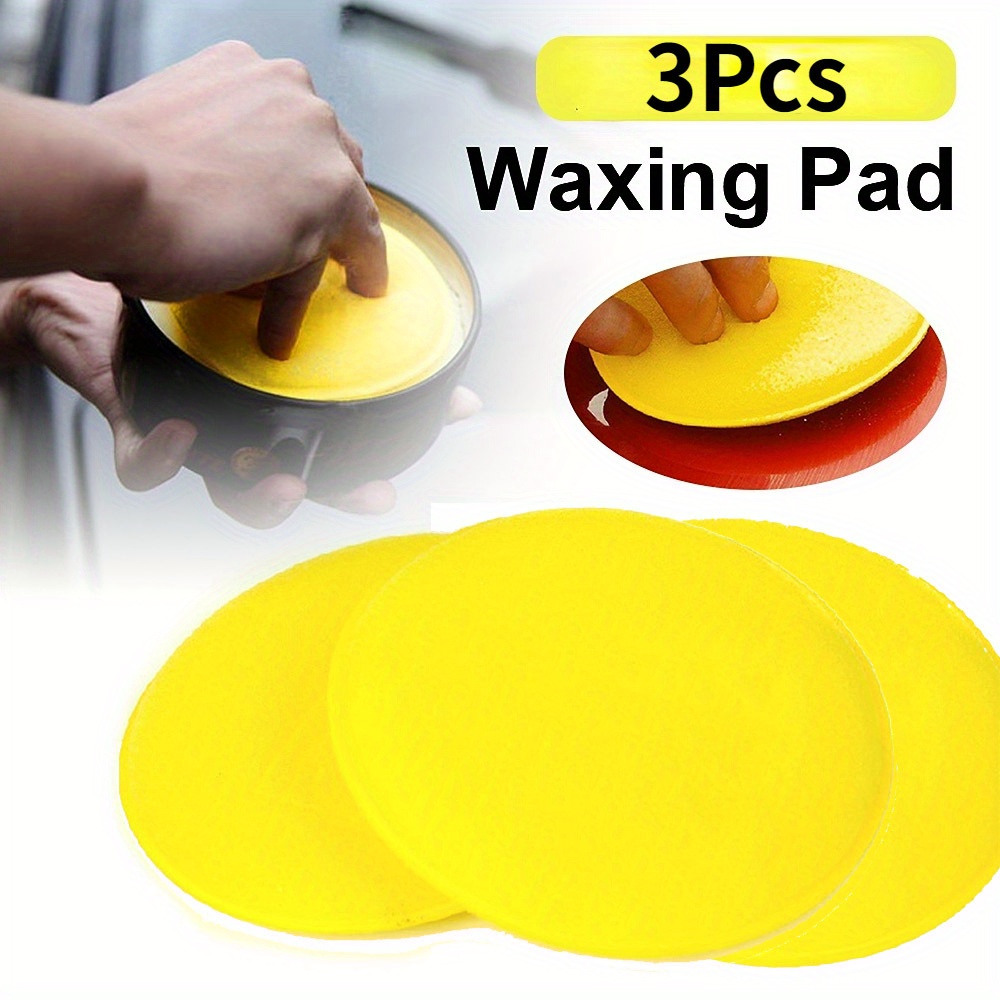 Car Round Waxing Polishing Sponge High Density Foam - Temu