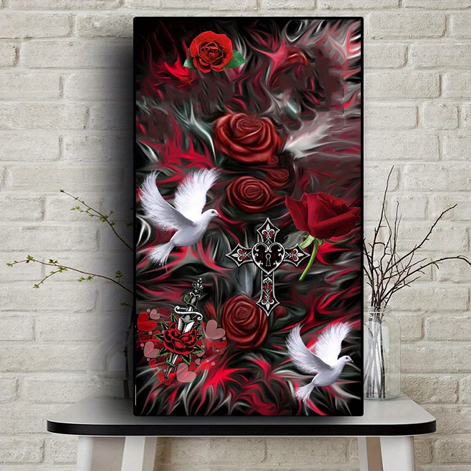 Peace Roses Flower Diamond Painting 