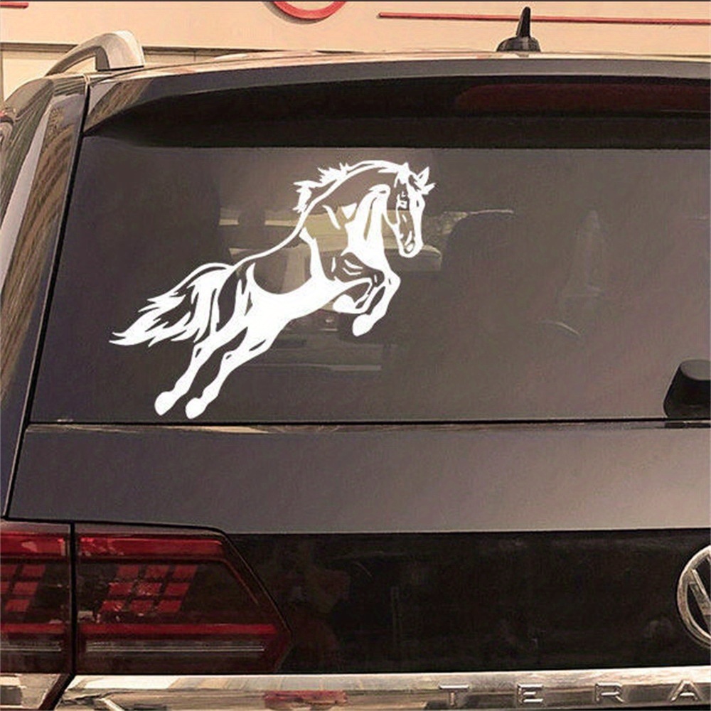 Car Flying Horse Running Horse Car Stickers Cover Temu Australia