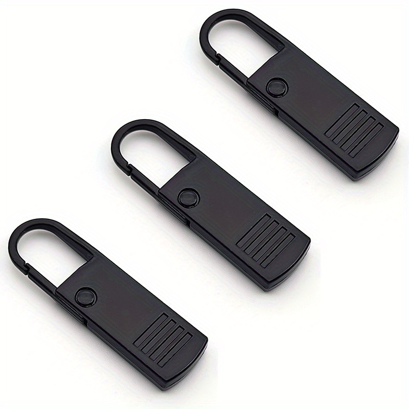 3pcs Metal Zipper Pull, Detachable Zipper Pull Replacement
