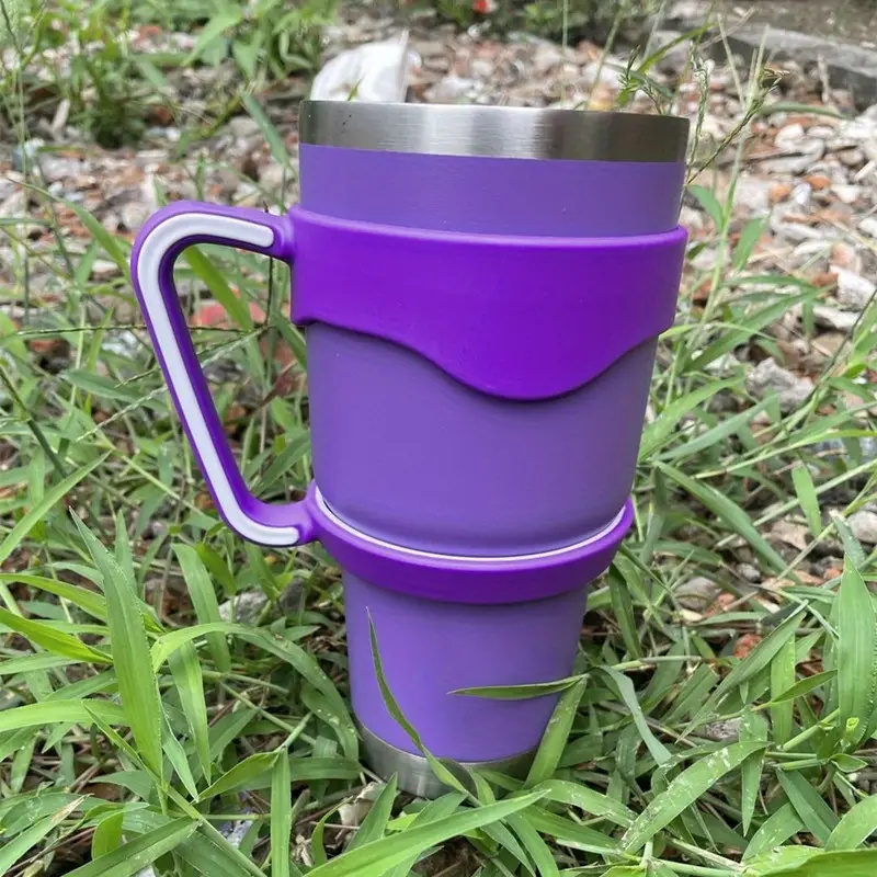 Handle Holder For 30 Ounce YETI Tumbler Rambler Cups Mug Coffee Water  Bottles Accessories Fit Travel Portable Insulated Plastic