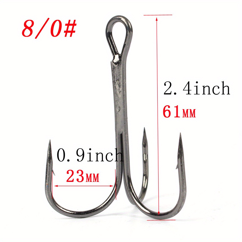 Large Three Claw Fish Hook For Catching Grass Carp And Other - Temu