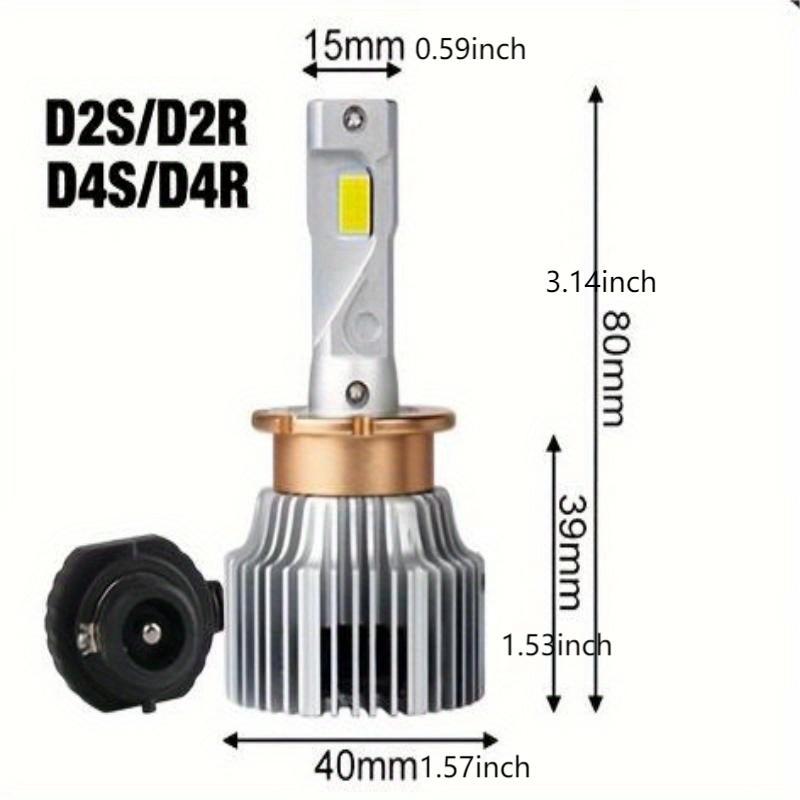 80000lm D1s D3s Led D2s D4s D5s D8s Led Canbus Phares Hid D1r D2r