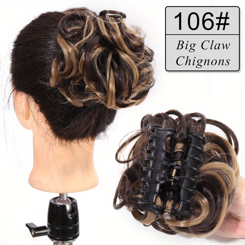 Messy Bun Hair Piece Tousled Updo Hairpiece