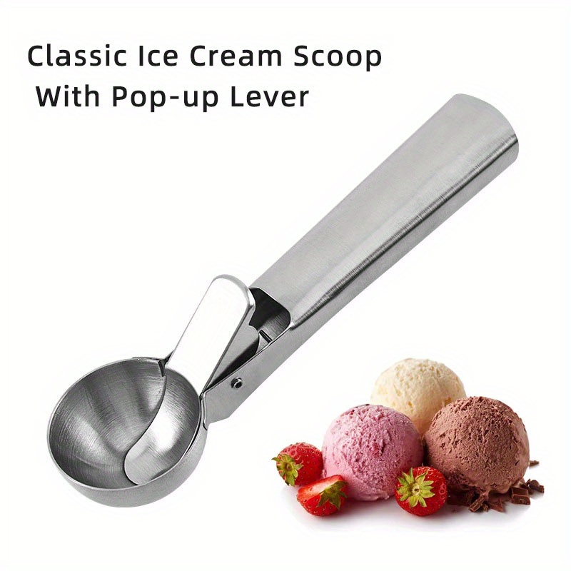 Ice Cream Scoops Stainless Steel Stainless Steel Cookie - Temu