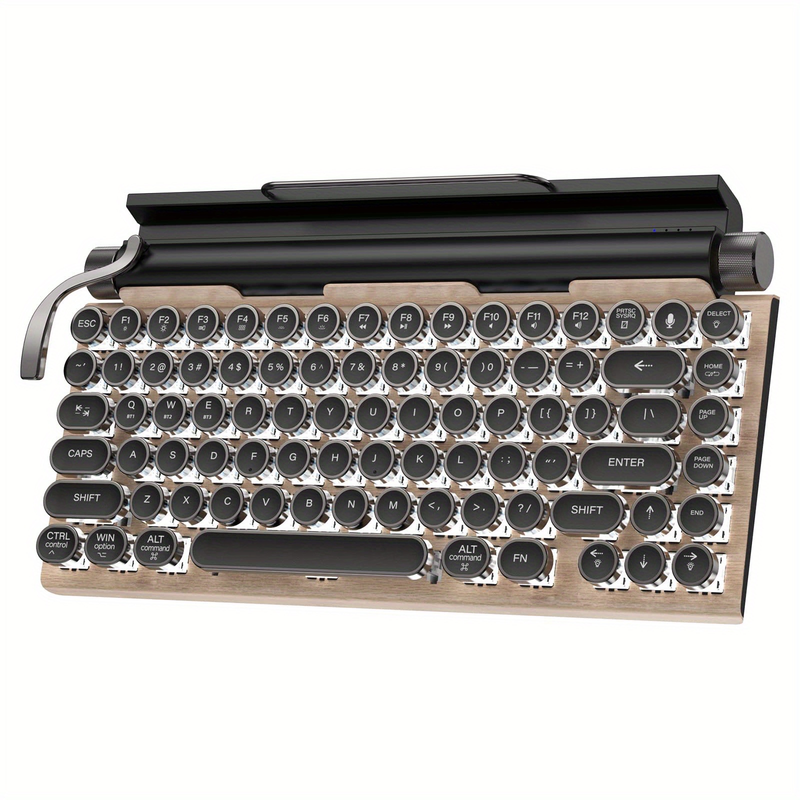 Wired Wireless Retro Multi Device Mechanical Typewriter Compact Led ...