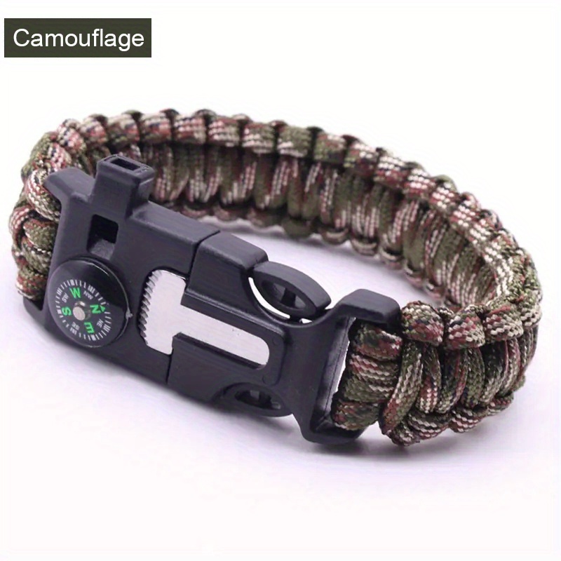 ASR Outdoor Assorted Camo Design Paracord Bracelet Kit with Buckles 10ft  Each 
