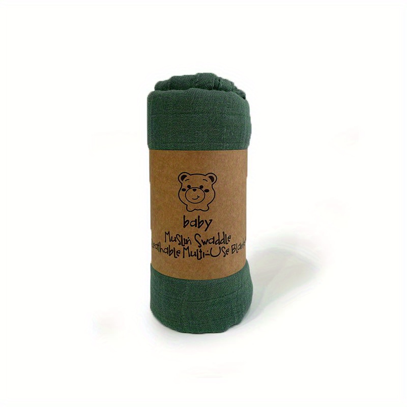 Dark green online swaddle