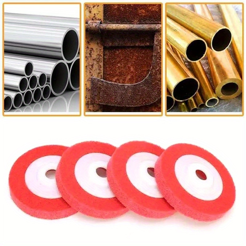 Grinding Pad Angle Grinder Nylon Fiber Wheel Metal Rust Temu