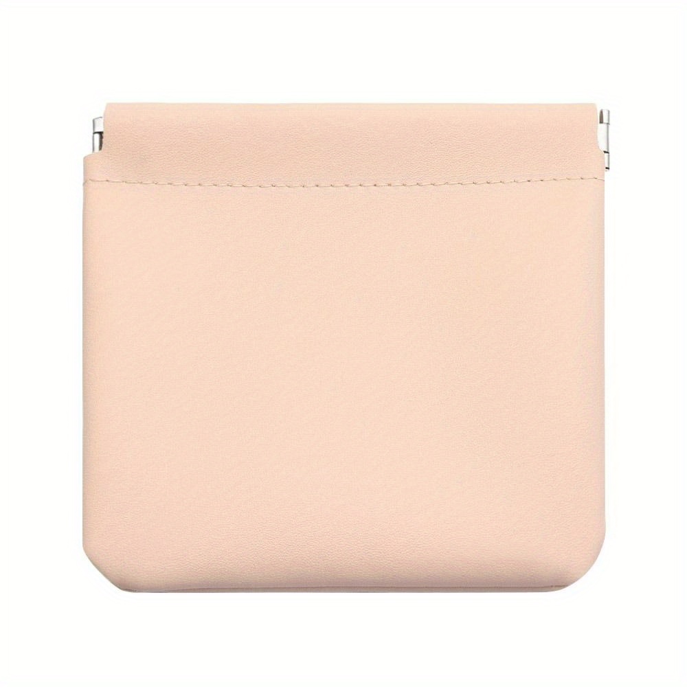 Women's Small Card Case Wallet with Flap. Mini Credit Card Holder. Soft Candy Pink Leather