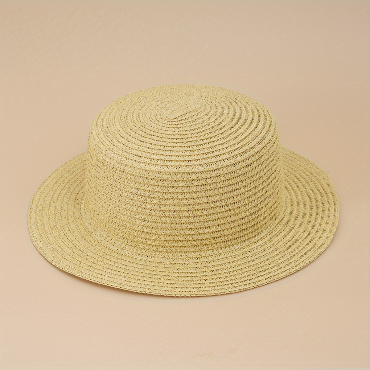 Summer Sun Hat Straw Fedora Cap Women Outdoor Beach Hat