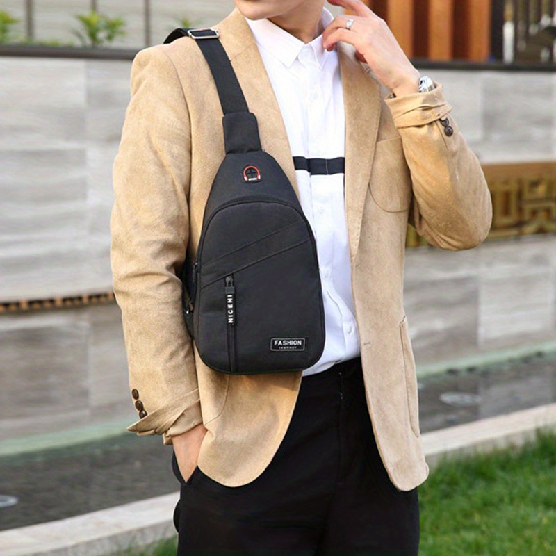 Crossbody Bag For Men,canvas Shoulder Bag For Phone For Passport, Small  Side Bags For Men - Temu