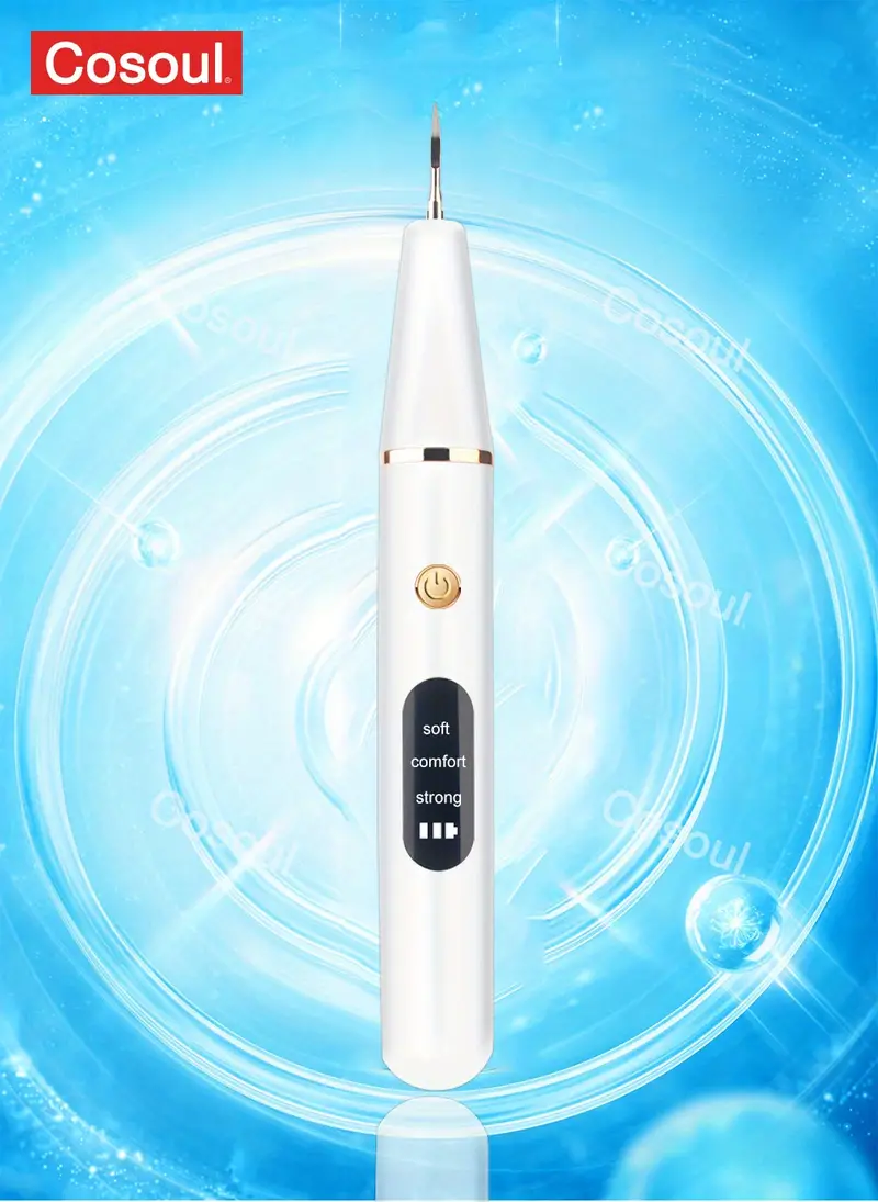 teeth whitening, ultrasonic dental calculus scaler electric sonic tooth cleaner for tartar removal and teeth whitening details 0