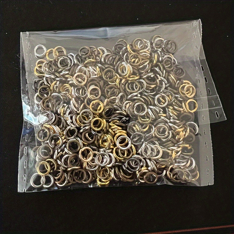 Mixed Iron Open Jump Rings Connector Split Rings For - Temu