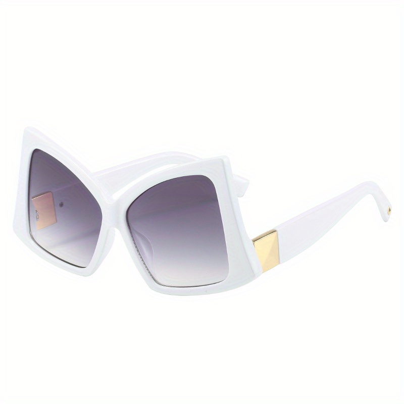 Y2K Oversized Cat Eye Sunglasses Gradient Lens UV400