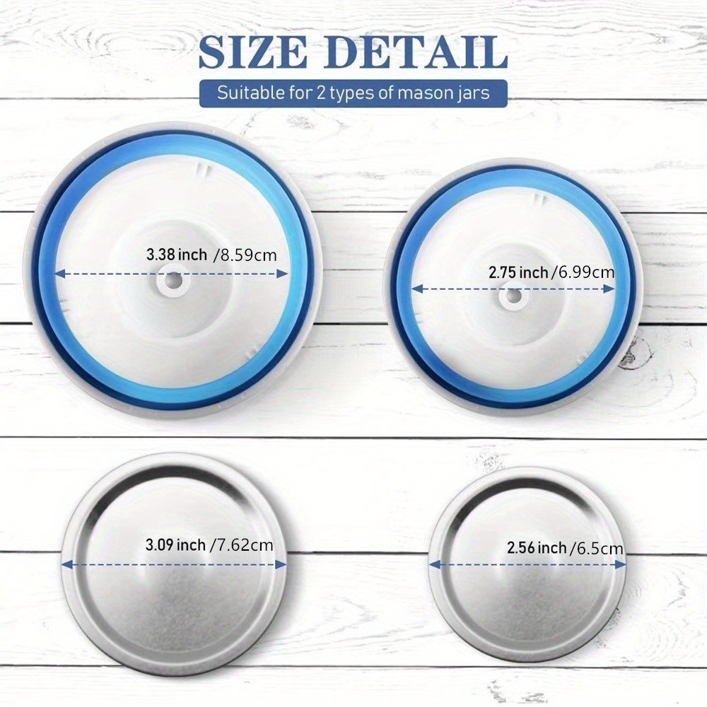 Kit Mason Bottle Wide Mouth Bottle Vacuum Sealer Mason Temu