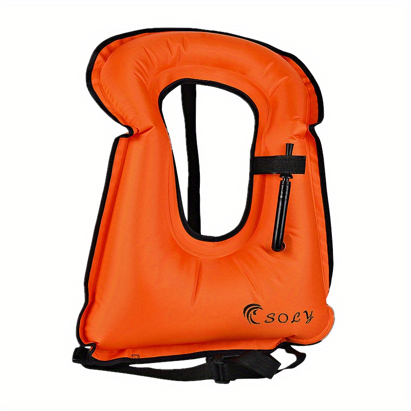 Inflatable Life Vest: Portable Snorkel For Adults Men Women - Temu