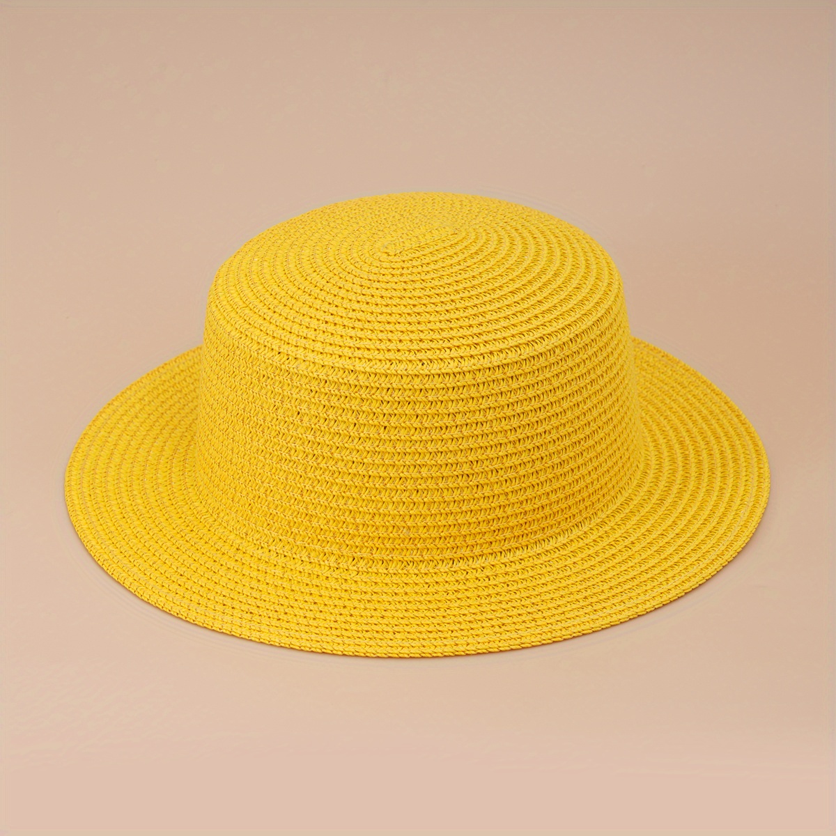 Summer Sun Hat Straw Fedora Cap Women Outdoor Beach Hat