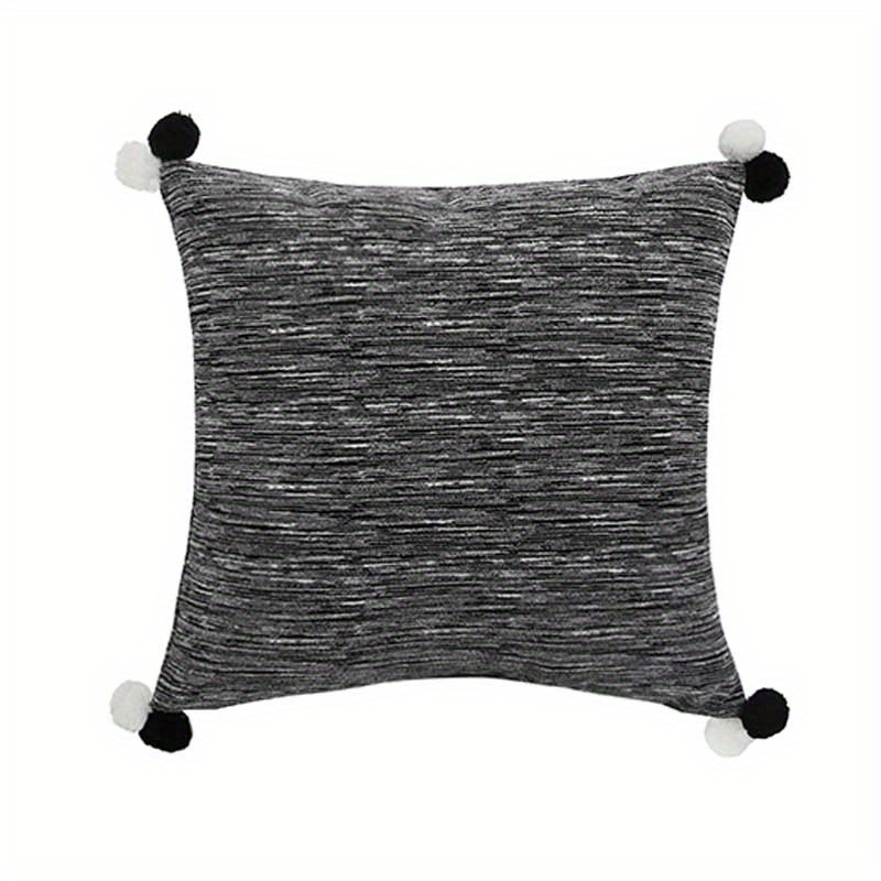 La Borla Throw Pillow - Gray