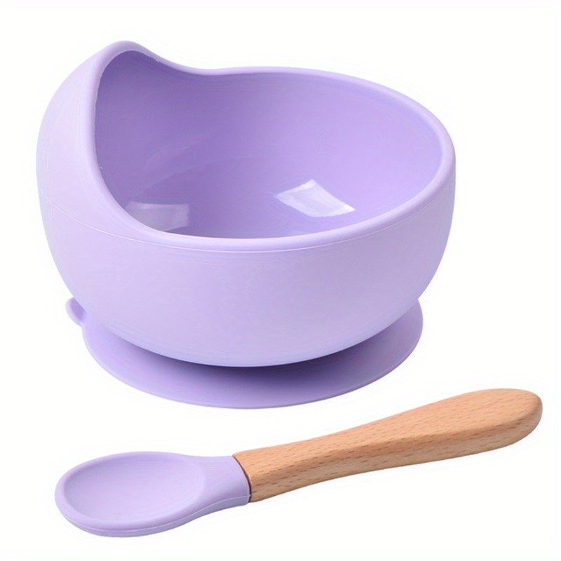Heart Shaped Silicone Bowl Set With Spoon And Fork - Perfect For  Self-feeding Training And Elbow Food Supplement - Bendable Rice Spoon And  Food Silicone Elbow Spoon - Baby And Children's Tableware - Temu