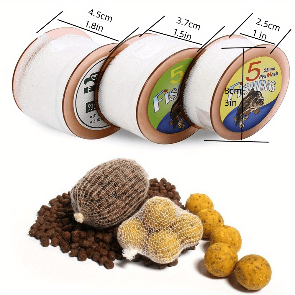 1pc Universal Fishing Mesh Bait Bag for Carp Fishing - Refillable PVA  Stocking Bags for Pellets and Rigs - Essential Fish Tackle for Baiting and  Catch