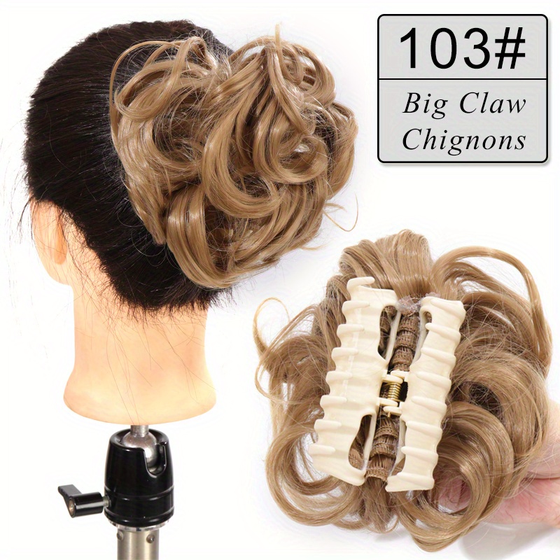 Messy Bun Hair Piece Tousled Updo Hairpiece