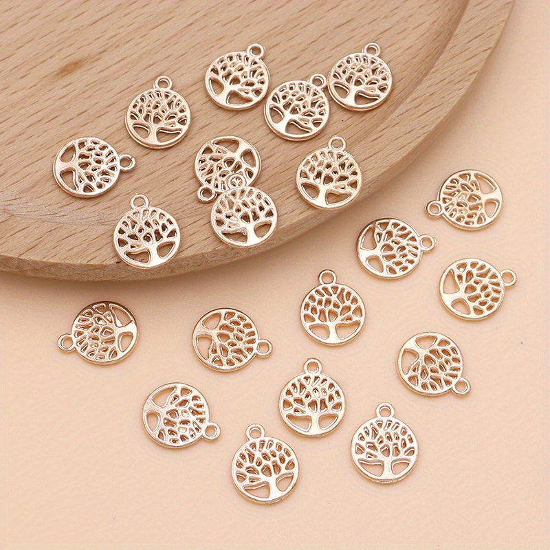 TEMU 20 Pezzi Ciondolo Albero della Vita per Creazione Gioielli Bracciali Collane Accessori Fai da Te