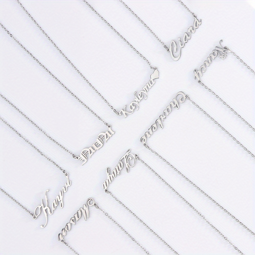 Personalized Titanium Steel Butterfly Pendant English Temu Belgium