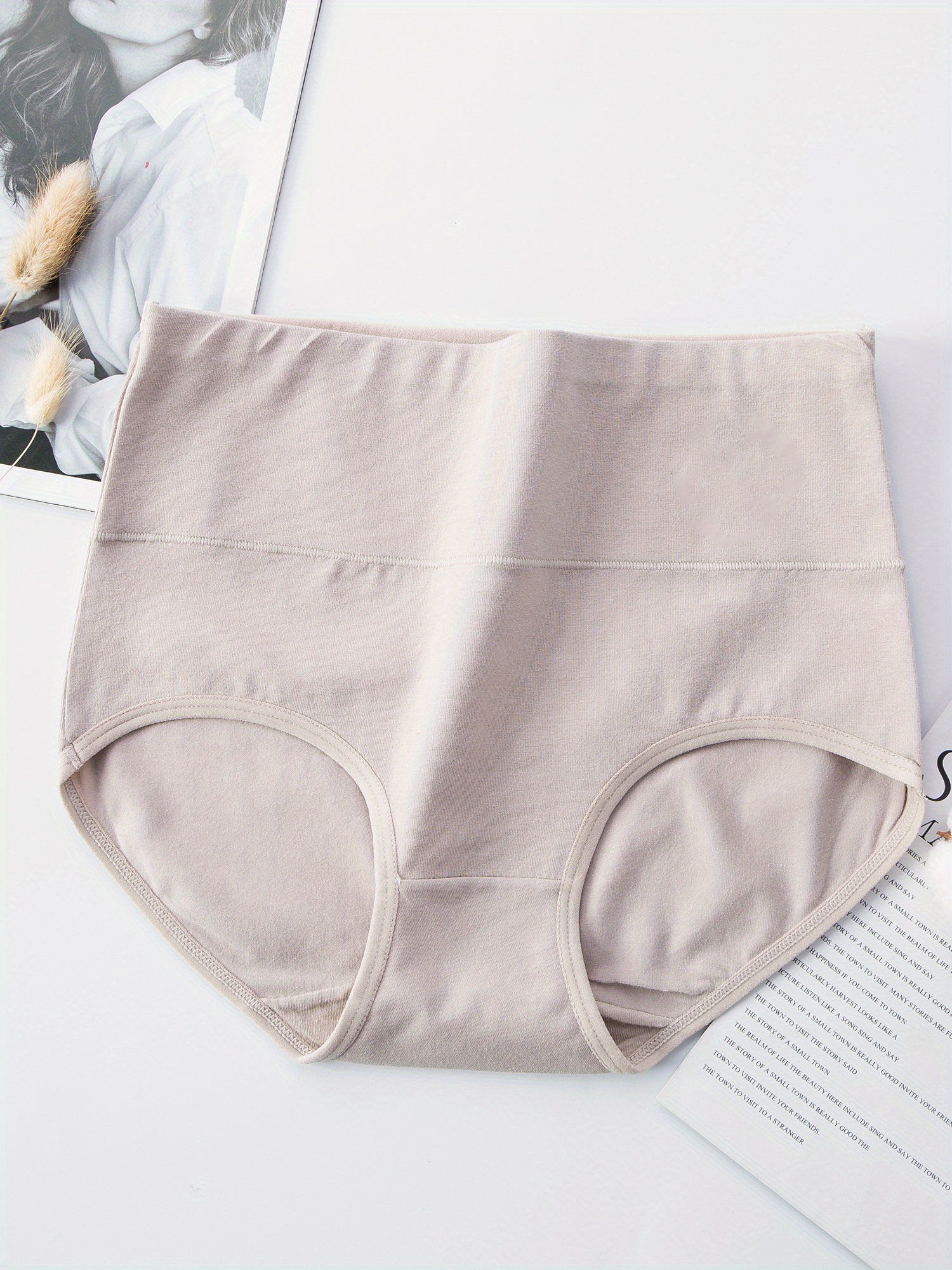 Mixed Color Briefs, Soft & Breathable High Waist Intimates Panties ...