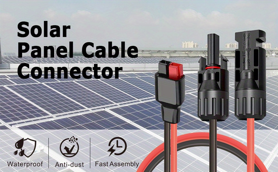 Mycket Câble Solaire Y-Splitter (1 à 2) Câble Panneau Solaire Adaptateur  Parallèle PV Solaire Câble Panneau Solaire MMF+FFM pour Connecteur