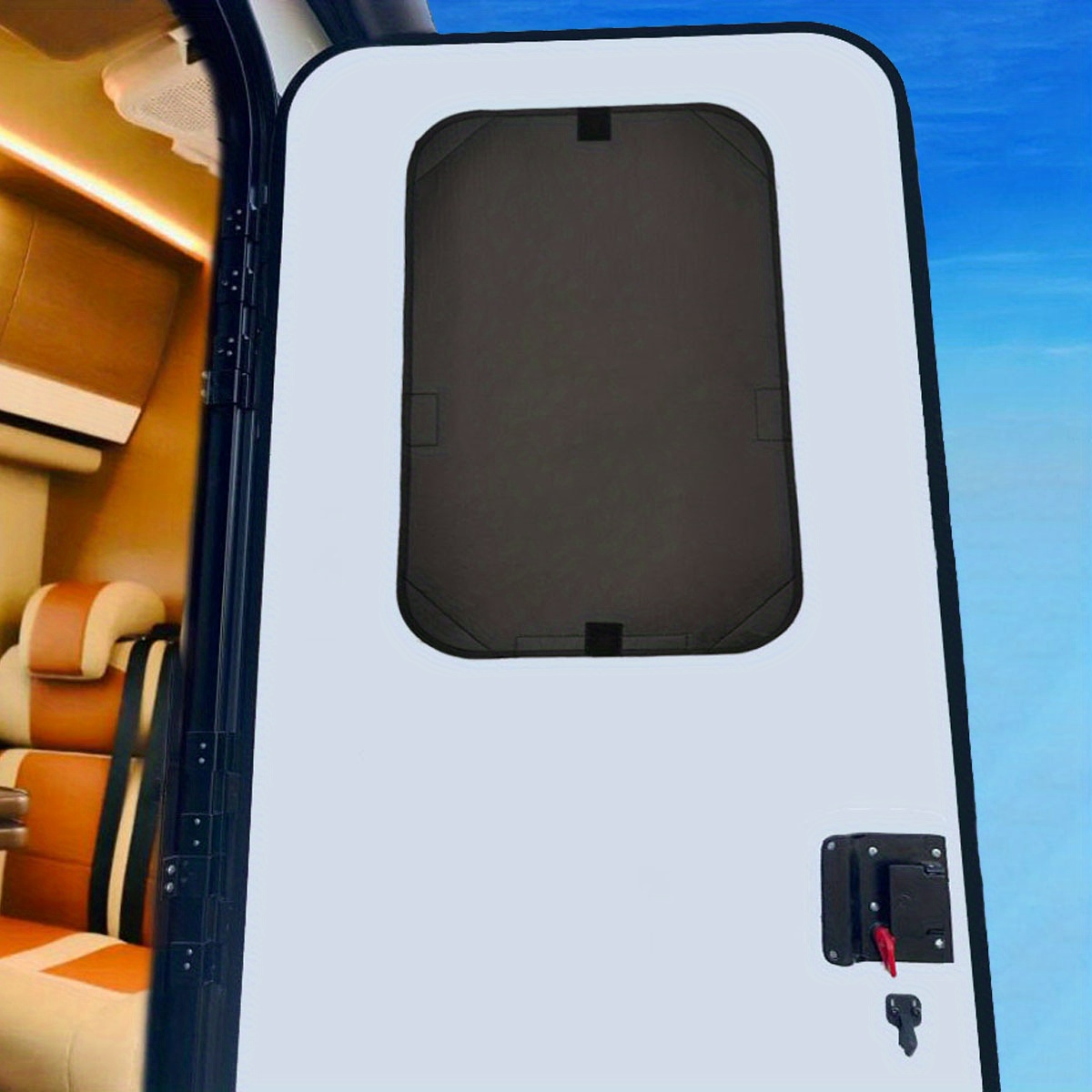 Rv Door Window Shade Cover Camper Trailer Sun Blackout Side Temu