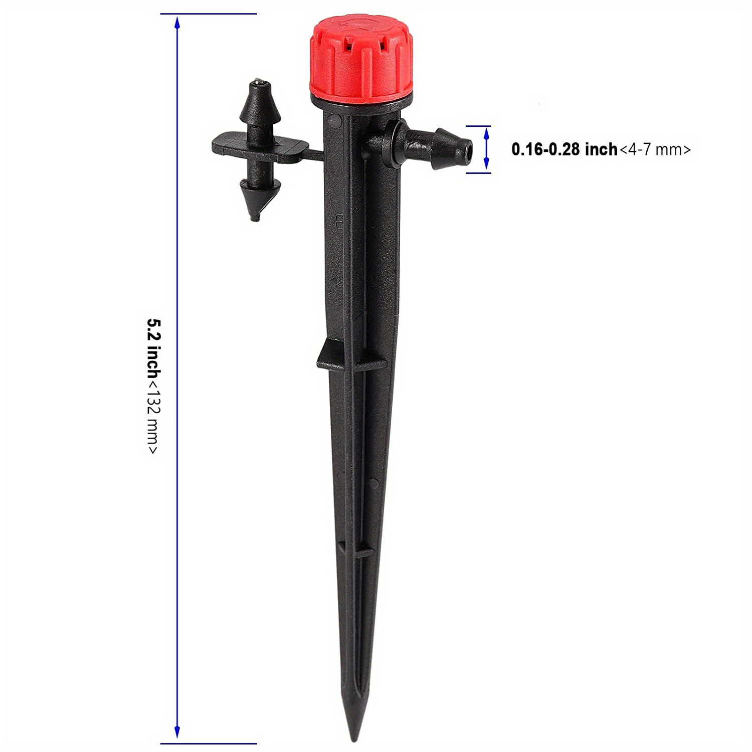 Drip Irrigation Emitters, 360 Degree Adjustable Irrigation Drippers For