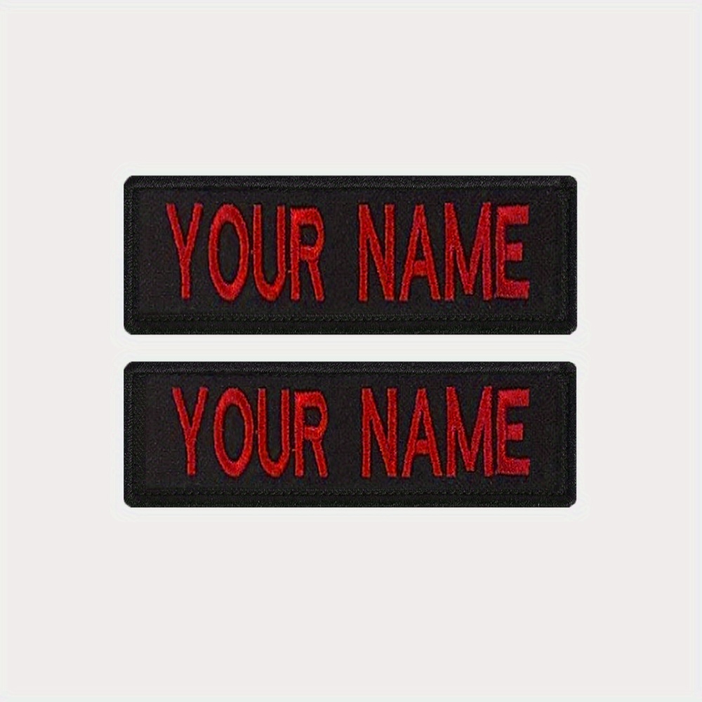 Custom Name Patch Black – URBAN Wanted
