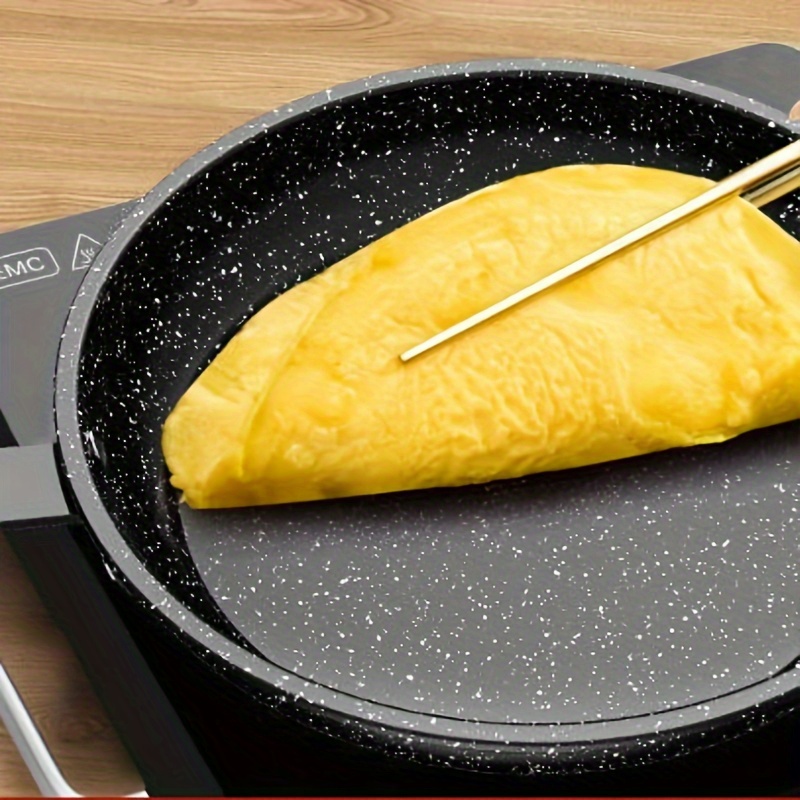 Maifan Stone Non-stick Pot With Wooden Handle, Non-stick Frying Pan Maifan  Stone Wok, Pancake Egg Steak Frying Pot Pizza Pans, Cooking Tools, Griddle,  Cookware, Kitchenware - Temu