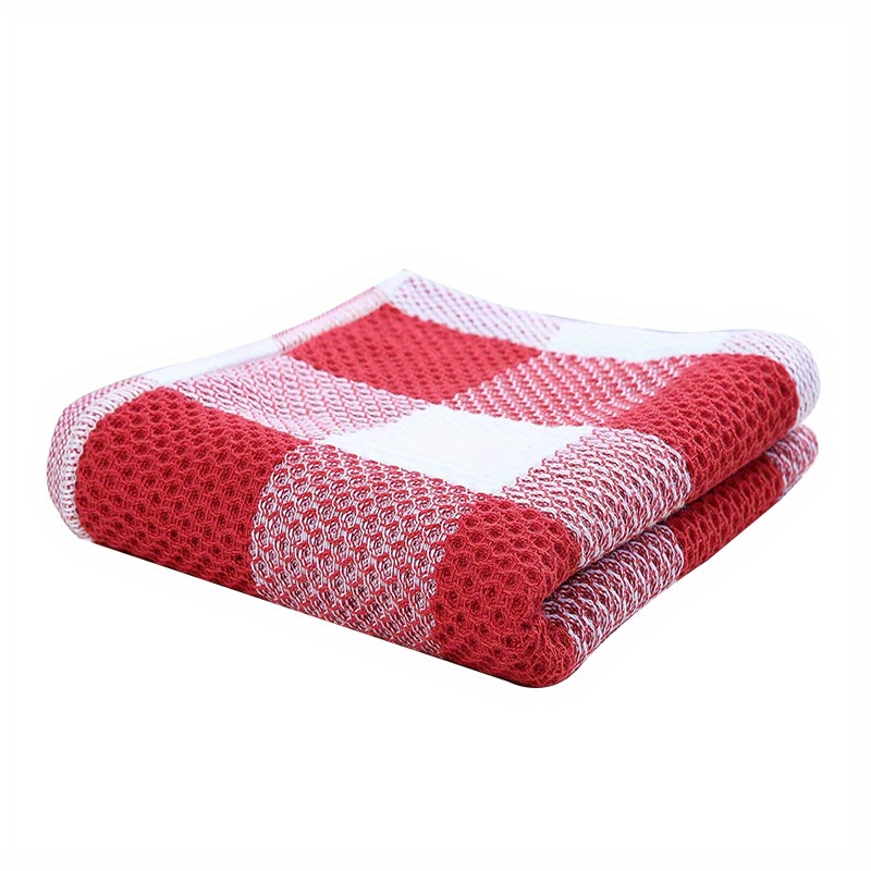 Striped Dish Cloths, Waffle Square Plaid Dishwashing Towels, Cleaning Rags,  Face Towels, Double-sided Napkin Tea Towel, Absorbent Quick-drying Scouring  Pads, Kitchen Supplies, - Temu