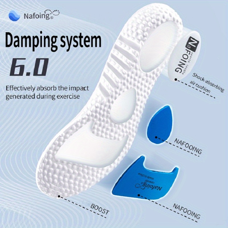1pair EVA Insoles for Shoes Sole Shock Breathable Cushion Running Light Insoles for Feet Man Women