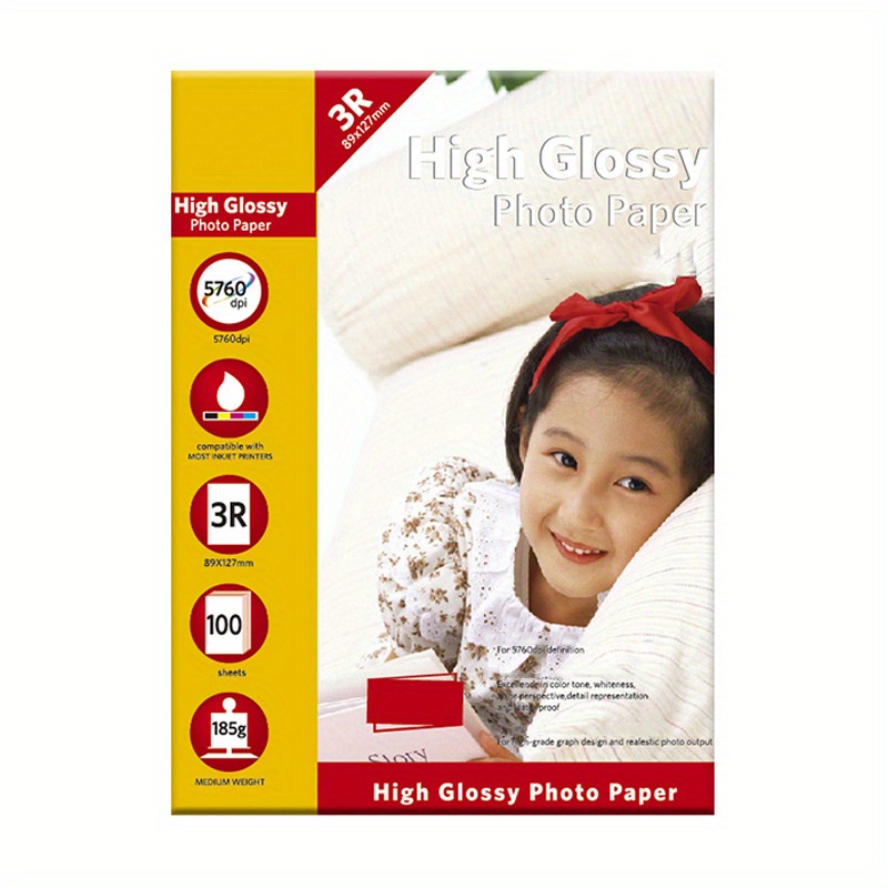 High gloss Photo Paper For (3r) Photo Inkjet Printer Special - Temu