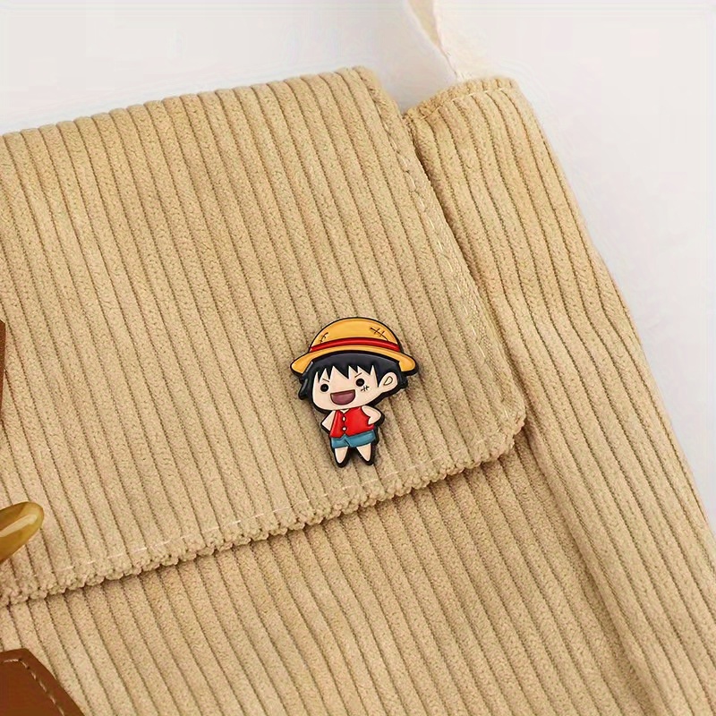 G-Ahora 3pcs Piece Anime Enamel Pin Set Cartoon Pins for Jacket Backpack Hat Pant Accessories (Pin-Piece C)